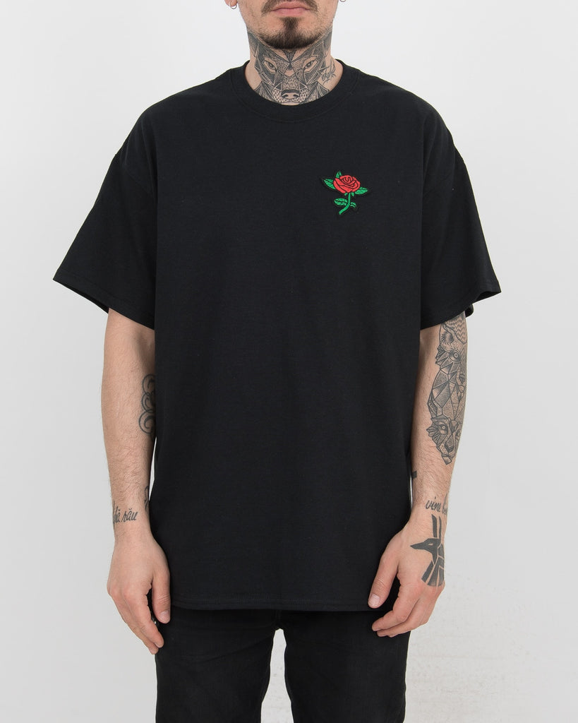 Rose T-Shirt Black