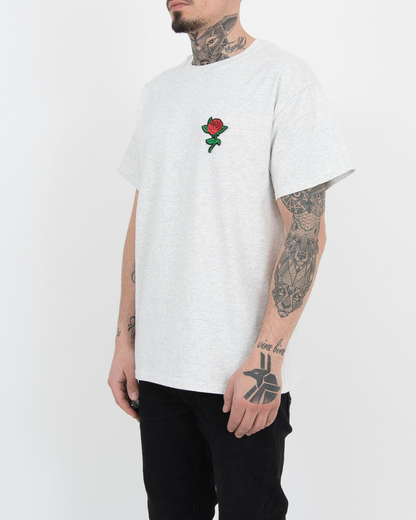 Rose T-Shirt Ash Grey