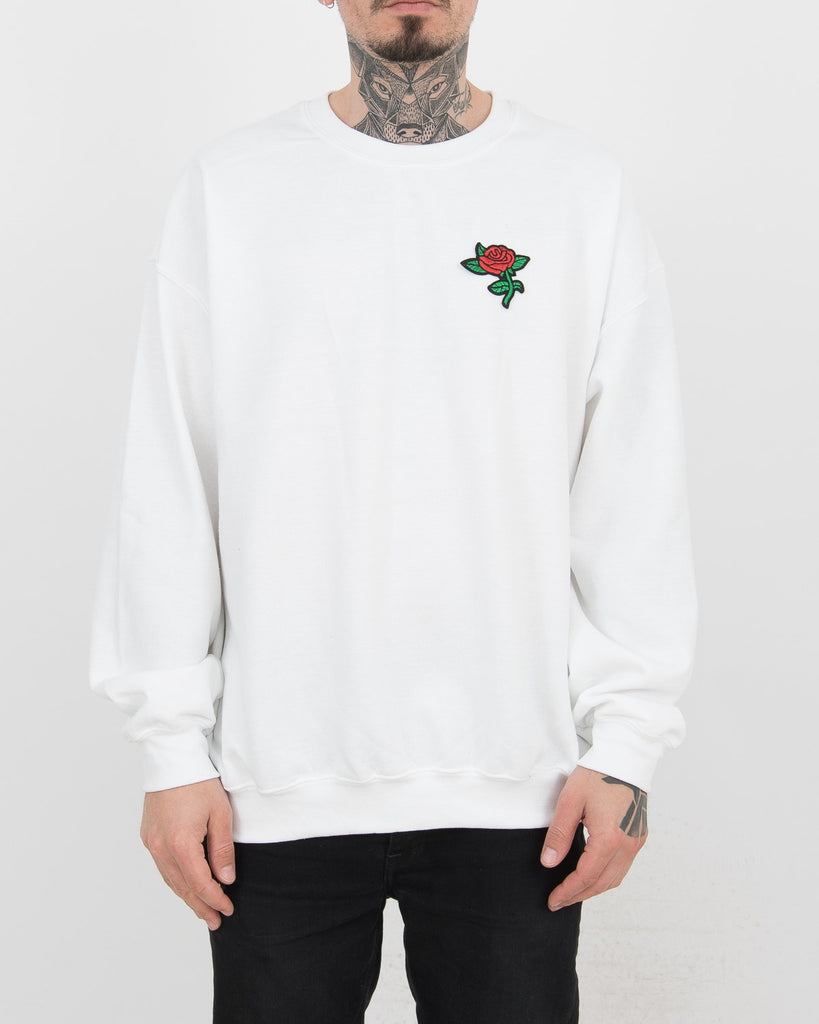 Rose White Sweater
