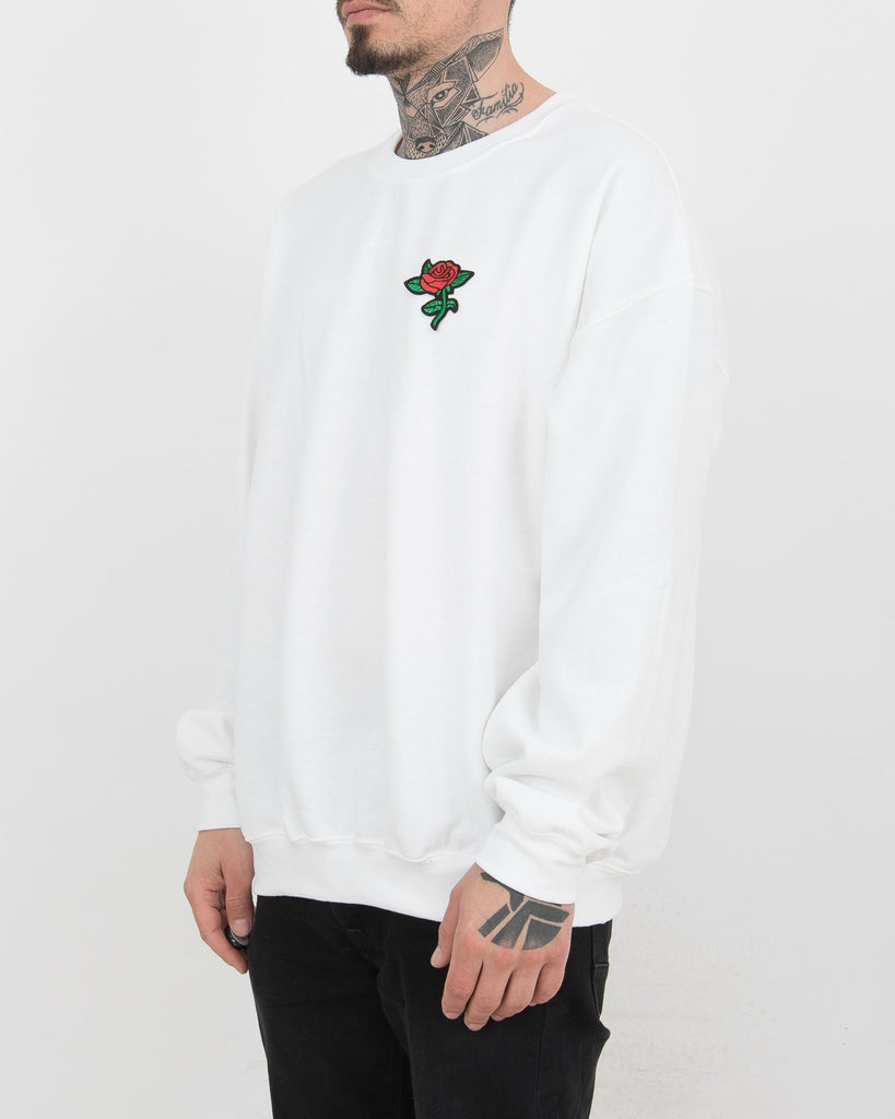 Rose White Sweater