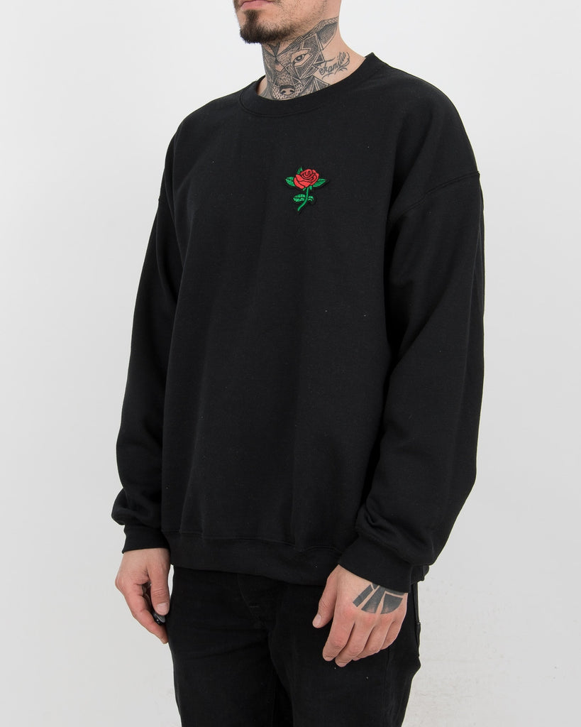 Rose Black Sweater
