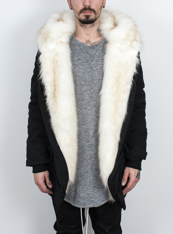Big Fur Jacket Black/White