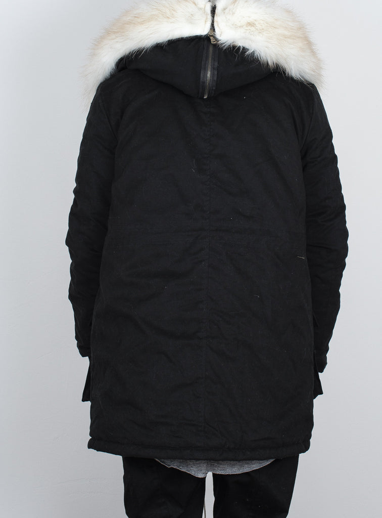 Big Fur Jacket Black/White